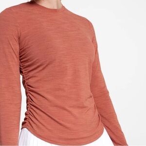 CALIA by Carrie Underwood Women's Terracotta Long Sleeve Tee